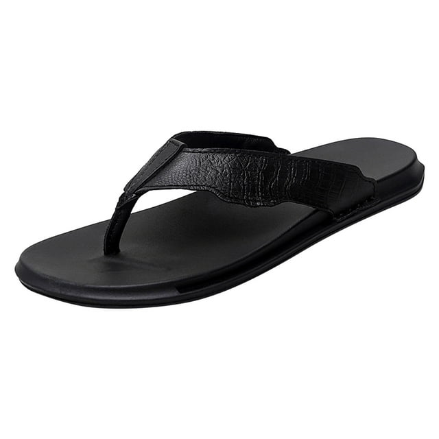 Wyzesi Pink Slippers Boy for Home Men Flip Flops Fashionable Summer New Pattern Flat Bottom Comfortable Non Large Beach Sippers Cold Winter Slippers for Men