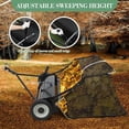 thumbnail image 3 of Towallmark Lawn Sweeper, 48 Inch Tow Behind Leaf Collector, Heavy Duty Pull Behind Grass Sweeper With Adjustable Height, Large Capacity Yard Debris Collector, Easy Dump Design, 3 of 6