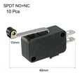 thumbnail image 2 of 10 pcs V-156-1C25 Black Hinge Roller Lever Micro Limit Switches, 2 of 4