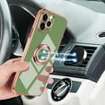 thumbnail image 6 of for Case iPhone 11 Pro Max Case for Women with Ring Holder, 360 Degree Rotation Kickstand Girly Cases Bling Glitter Plating Rose Gold Edge Slim Soft Luxury Protective Cover Cases for Girls, 6 of 16