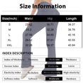 thumbnail image 3 of Rexolia Women’s High Waisted Flare Leggings with 4 Pockets Cargo Bootcut Pants Navy M, 3 of 5