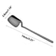 thumbnail image 2 of Juego de cucharas de café de acero inoxidable | Cuchara multiusos para revolver, fruta y helado | Resistente a la corrosión, diseño moderno, utensilio compacto para colgar | Vajilla elegante, 1, 2 of 3