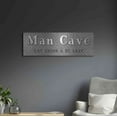 thumbnail image 3 of Luxe Metal Art 'Man Cave' by Susie Boyer, Metal Wall Art, 36"x12", 3 of 5