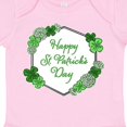 thumbnail image 4 of Inktastic Happy St. Patrick's Day Clovers Boys or Girls Baby Bodysuit, 4 of 5