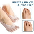 thumbnail image 3 of LEEYNEER Clearance Womens Socks 5Pcs orthoes Bunion Relief Socks Volikon Bunion Socks Projoint Antibunions Health Socks Sock Toe Socks for Bunion orthotoe Compression Socks Anti-Bunion, 3 of 9