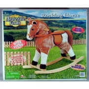 applegate farms steel frame rocking horse with sound