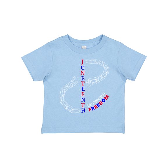 Inktastic Juneteenth-celebrating Freedom Breaking Chains Boys or Girls Toddler T-Shirt