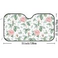 thumbnail image 2 of Car Windshield Sunshade Blocks Sun Visor Protector Watercolor Rose Flower Foldable Sun Shield For Vehicle Car Truck SUV Van 51x27.5 inches Keep Vehicle Cool, 2 of 6