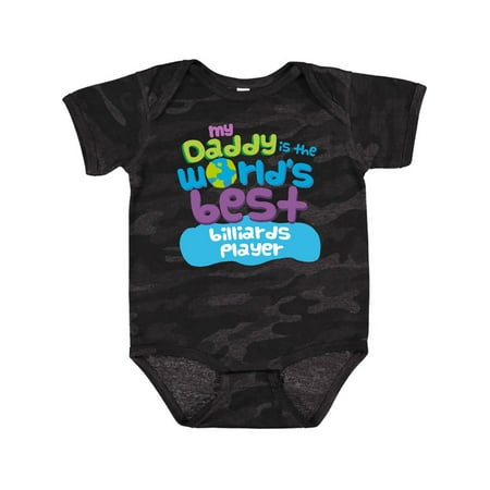 

Inktastic World’s Best Billiards Player Daddy Gift Baby Boy or Baby Girl Bodysuit