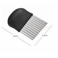 thumbnail image 4 of Potato Wavy Edged Tool Stainless Steel Kitchen Gadget Vegetable Fruit Cutting, 4 of 6