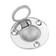 thumbnail image 1 of ziyahi Flush Pull Anneau Acier Inoxydable Argent Multifonctions Encastré Meubles Poignées de Porte Poignées Raccords, 1 of 6