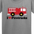 thumbnail image 4 of Inktastic I Heart Firetrucks Youth T-Shirt, 4 of 5