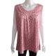 thumbnail image 5 of Qarigey Camiseta sin mangas con estampado sin mangas Camiseta sin mangas con cuello en V Camiseta sin mangas de verano para mujer Chaleco sin mangas con Prendas para la parte del cuerpo rosado S Qarigey AP002122-33, 5 of 6