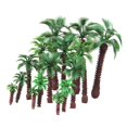 thumbnail image 1 of 15pcs Modelo Tren Palmeras Artificiales Pya Calle Diorama, 1 of 9