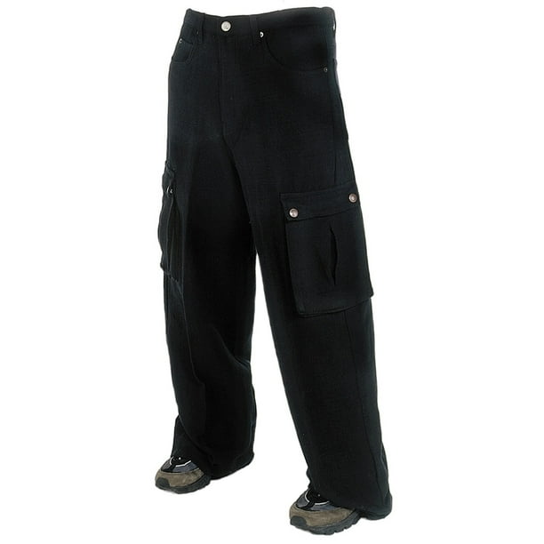 Old Glory - Hand Woven Mens Commando Pants- Black - Walmart.com ...