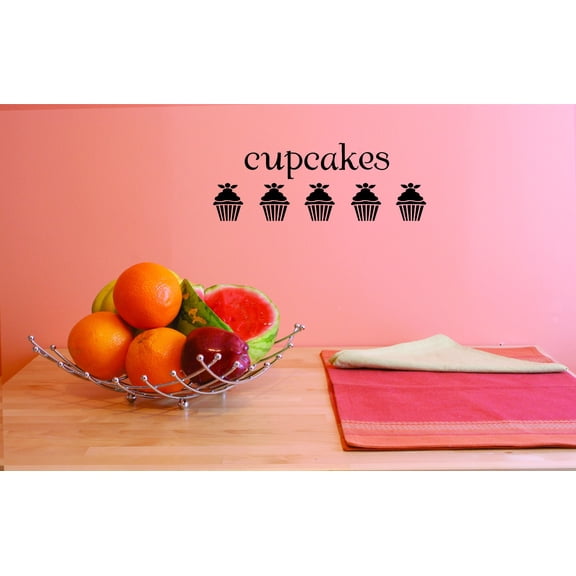 Custom Designs Cupcakes Baking Kitchen 16x40 Inches