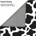 thumbnail image 6 of Vsdgher Cow Print Black White Print Dish Drying Mat, Kitchen Counter Mat, Dish Drying Pad for Dishes, Utensils, Pots and Pans,16" x 18", 6 of 8