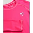 thumbnail image 6 of Pink Platinum Girls' Rash Guard - UPF 50+ Protective Quick Dry Long Sleeve Swim Shirt (5-16), 6 of 7