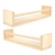 thumbnail image 4 of 2 estantes flotantes de pared, estante de almacenamiento de pared, estante rústico de madera para dormitorio y cocina., 4 of 6