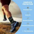 thumbnail image 3 of Stride Flex Adjustable Ankle Brace for Men/Women: 4 Way Foot Compression Ankle Brace for Sports and Injuries: Arthritis Pain Relief (1, Green, Large), 3 of 5