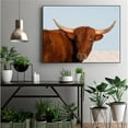 thumbnail image 3 of Giant Art Canvas  32x24 Steer Framed in Multi-Color, 3 of 3