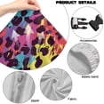 thumbnail image 6 of KUIFORTI Leopard Print Gaming Chair Cover with Armrest Covers Comfortable Gaming Chair Covers Slipcovers 4Pcs Easy Installation Breathable for Home, Shop, Living Room, Office, 6 of 7