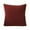 Wine, variant on Hgallory Polyester Throw Pillow for Bed Sofa Couch, Household Soft Comfort Pillows Decorative Pillow with Insert for Indoor Outdoor, Solid Color Modern Style Home Decor, 18"x18", 1PC, Wine