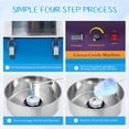 thumbnail image 4 of 2024 New Electric Commercial Cotton Candy Machine, 1030W Candy Floss Maker with Stainless Steel Bowl, Sugar Scoop, Cotton Candy Maker for Home Party Carnival, 4 of 7