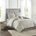 thumbnail image 4 of Home Essence Alicia 6 Piece Embroidered Cotton Reversible Comforter Set, 4 of 19
