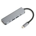 thumbnail image 2 of Adaptateur de Moyeu de Type C, Puce de Conversion Intégrée, Concentrateur de Type C de 5 Go/S, Plug And Play, pour l'Usage Professionnel d'Ordinateur d'Orage, 2 of 8