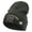 Dk Grey, variant on US Paratrooper Veteran Embroidered 12 Inch Long Knitted Beanie - Olive OSFM