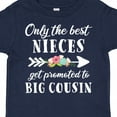 thumbnail image 4 of Inktastic Only the Best Nieces Get Promoted to Big Cousin Boys or Girls Toddler T-Shirt, 4 of 5