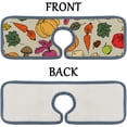 thumbnail image 6 of 3Pcs SKYSONIC Faucet Absorbent MatHarvest Festival Elements Washable Counter Drying Pads Behind Faucet, 6 of 7