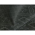 thumbnail image 4 of Ambesonne Dark Grey Quilted Bedspread Set 3 Pcs, Venetian Baroque, Queen Size, Black Grey, 4 of 5