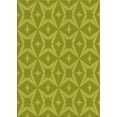 thumbnail image 1 of Ahgly Company Indoor Rectangle Patterned Olive Green Novelty Area Rugs, 2' x 3', 1 of 6