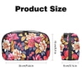 thumbnail image 5 of Fragmented Flowers Portable Oxford Cloth Waterproof Charger Case and Electronic Travel Case Organizer, Small Outdoor Storage Box for PC Case - 5.9x9.44x3.14 in., 5 of 6