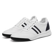 CMR CHAMARIPA Height Enhancing Shoes - Casual Men's White Elevator Sneakers 7CM / 2.76 Inches