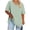 Beige, variant on Women V-Neck Short Sleeve Tops Casual Comfy Basic Loose Plus Size Tee Curved Hem Oversized T-Shirt, Mint Green XXL