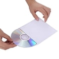 thumbnail image 4 of CD DVD Sleeves, DVD CD Media Paper Envelop Sleeves Holder with Clear Window Close Flap wm58, 4 of 5