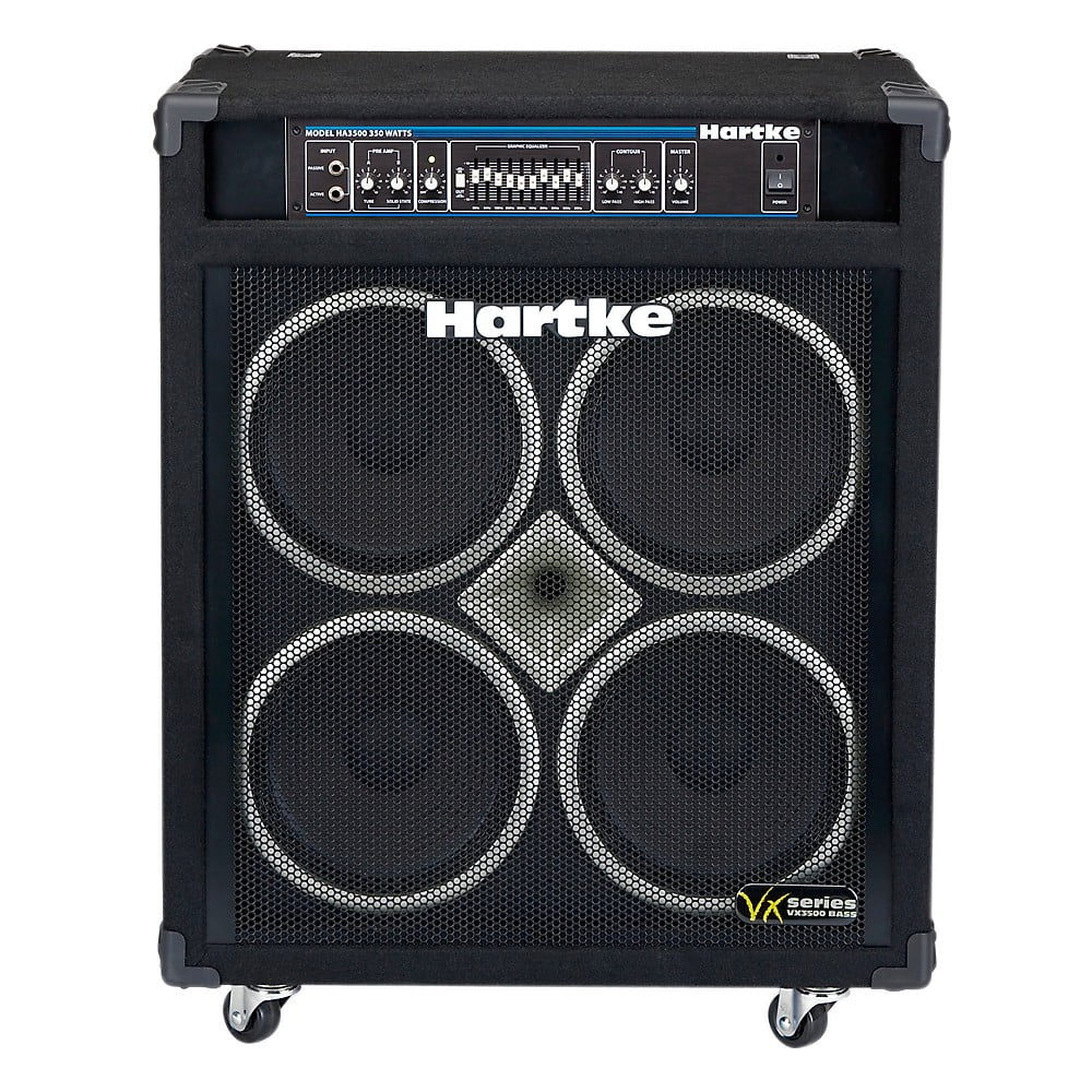 Hartke VX Series VX3500 350 Watt 4x10" Bass Combo Amp Black