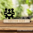 thumbnail image 3 of Craftnamesign Custom Wooden Human Resources Desk Name Plate, HR Metal Nameplate, HR Desk Nameplate, 3 of 5