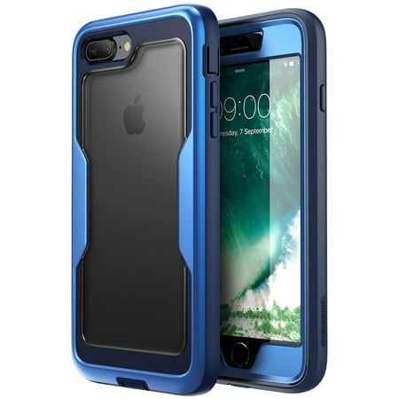 Iphone 7 Plus Case, i-Blason iPhone 8 Plus Case, [Heavy Duty Protection] [Magma Series] Full body Bumper Case (Green)