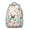 Greenish-blue-88, variant on Vintage Deer and Forest Art Backpack – Nordic Buck Pattern School Bag with Geometric, Ethnic, and Hunting Inspired Design