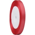thumbnail image 2 of Double Faced Satin Ribbon Double Sided Solid Polyester Ribbon for Gift Wrapping Christmas Decoration, 2 of 4