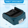 thumbnail image 3 of For  ADP05 14.4V/18V Lion Battery USB/Type-C Converter Port with LED Light Spotlight Outdoor Light for, 3 of 7