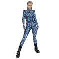 thumbnail image 1 of Combinaison Chaton Skinny Extensible Cosplay Animal Squelette 3d pour Femmes Halloween, 1 of 3