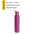 thumbnail image 3 of RTIC 26 oz Ceramic Lined Insulated Journey Water Bottle, Leak-Proof Lid, Very Berry, 3 of 7