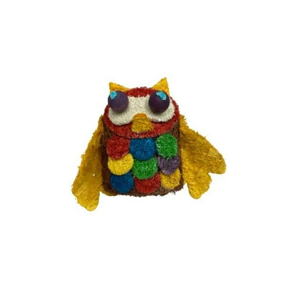 A  E Cages Nibbles Owl Whooo Small Animal Chew Toy 1ea/One Size