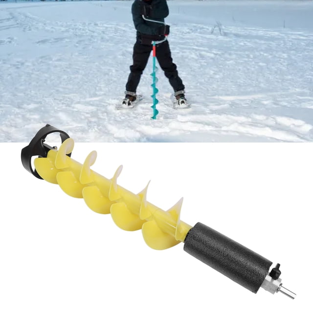 Tarière à Glace Électrique, Tarière de Pêche sur Glace Résistante aux Impacts pour Extérieur
