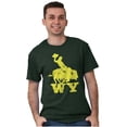 thumbnail image 5 of Wyoming Western Rodeo Rider WY Men's Graphic T Shirt Tees Brisco Brands 2X, 5 of 6